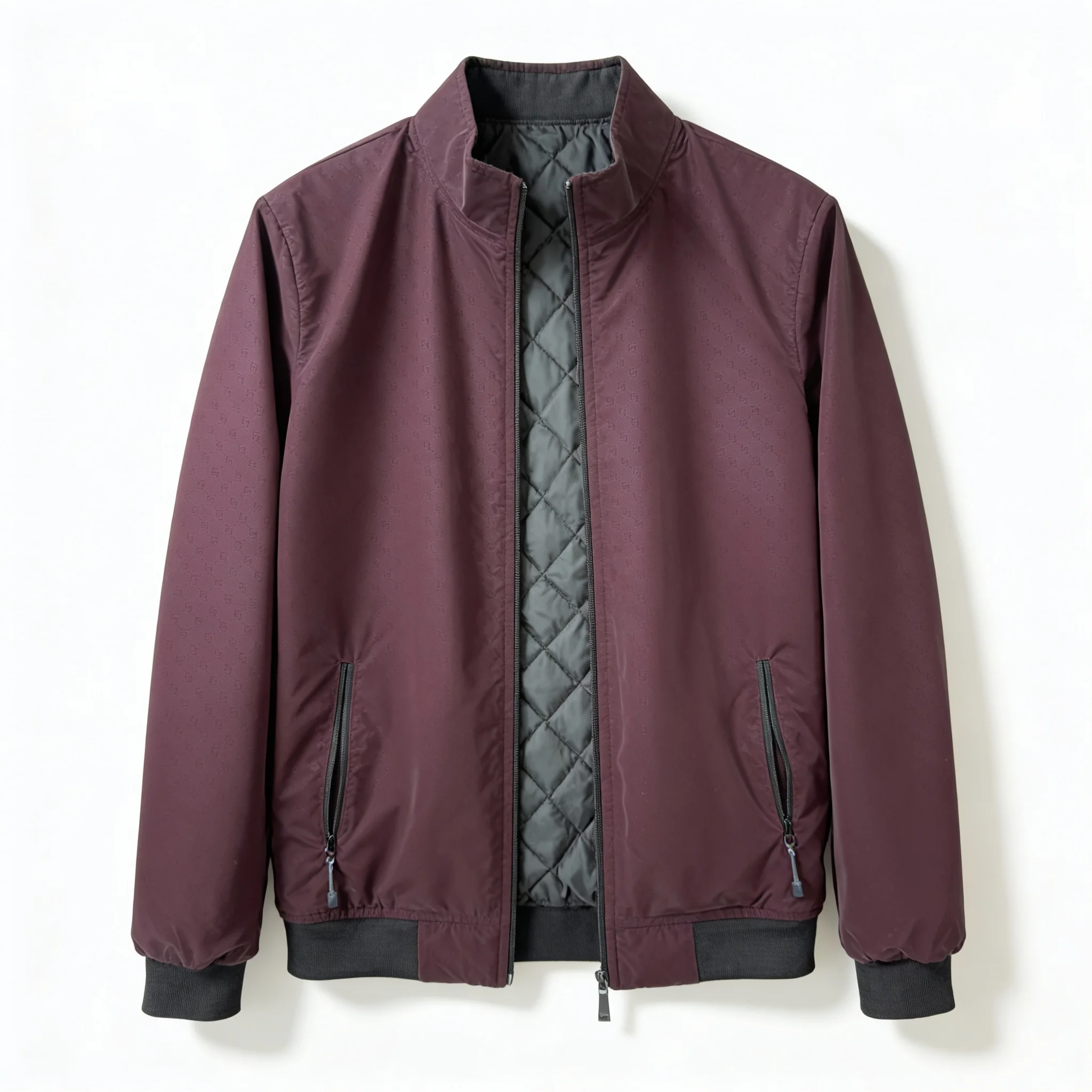 Men’s Kuasha Fabric Premium Winter Jacket - Maroon (JKM01)