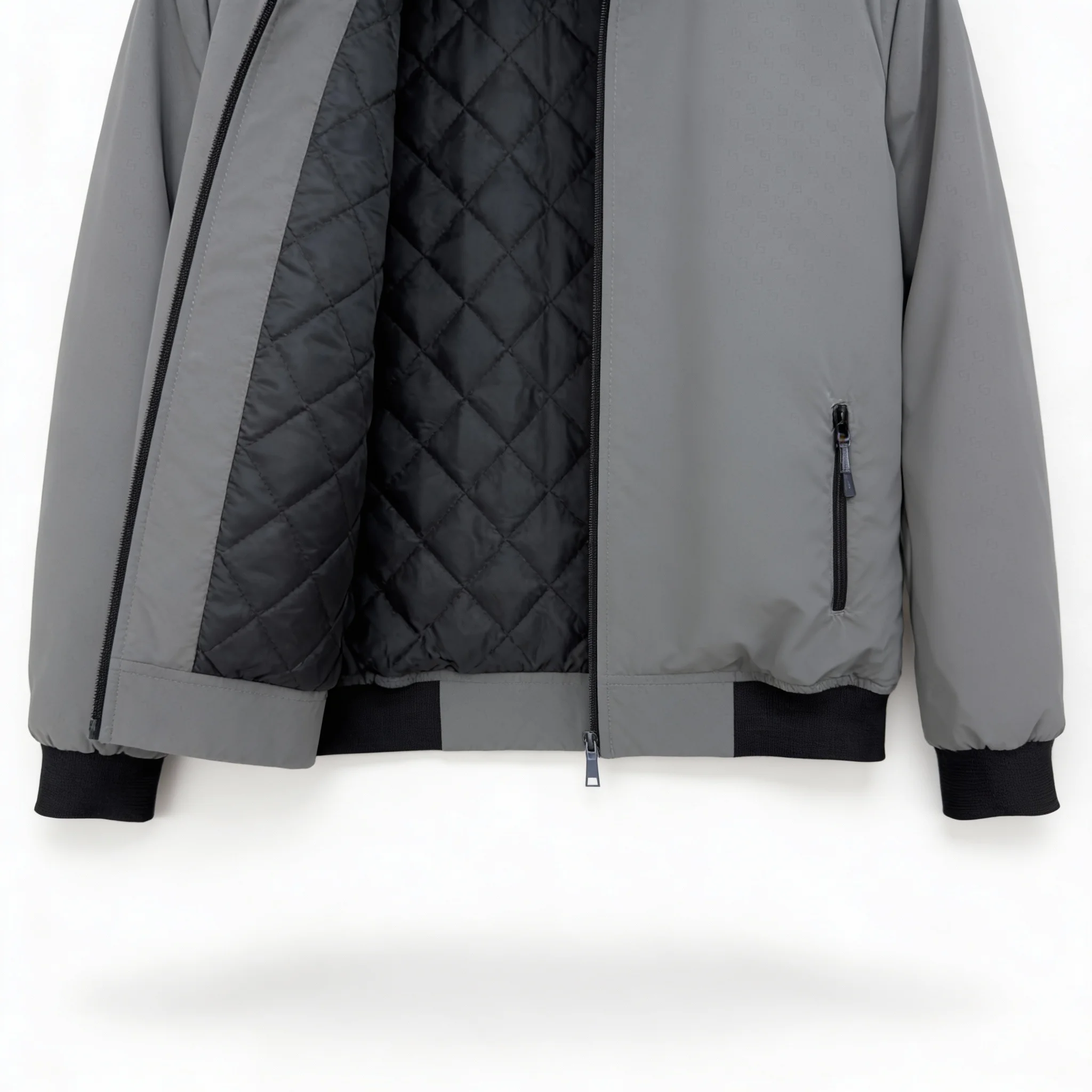 Men’s Kuasha Fabric Premium Winter Jacket – Ash Grey (KAG01)